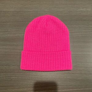 Aldo Bright Pink Kids Ribbed Beanie